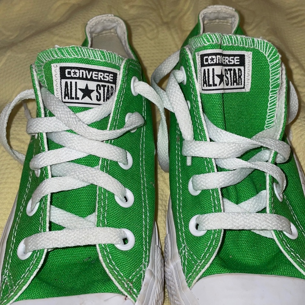 Custom Green Converse
